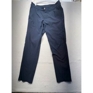 Lululemon ABC Pants Mens Navy Blue Slim Fit Tech Stretch Casual Dress Pants 32